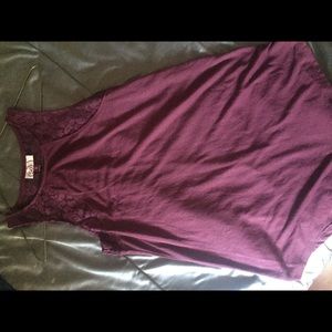 burgundy ( lace ) blouse
